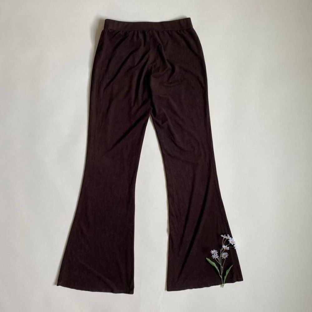 Chocolateābrownāflareāpants - Picture 2 of 6